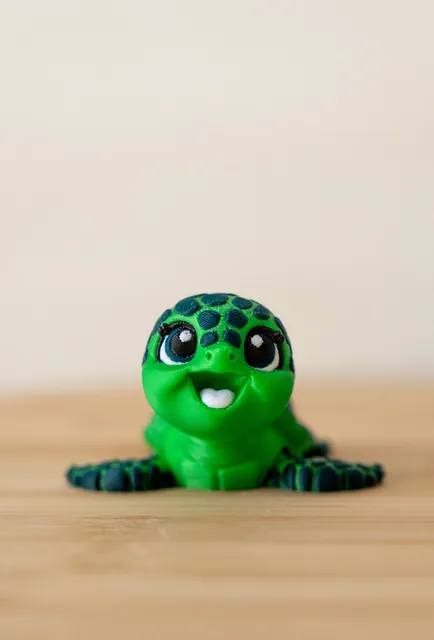 Sea Turtle 3D Printed Figure