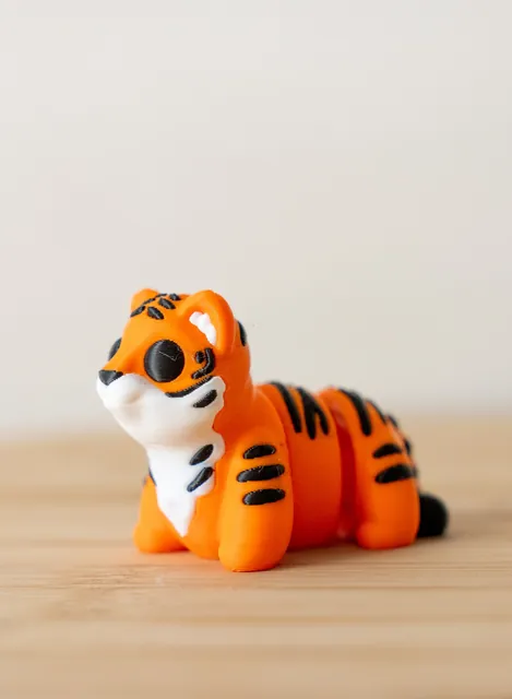 Tiger Cub 3D Printed Figure