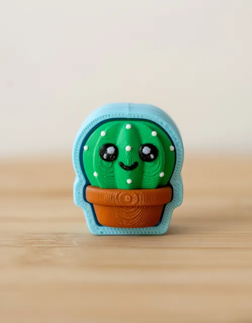 Cactus Buddy 3D Printed Fidget Clicker