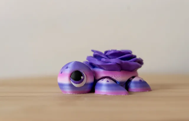 Rose Turtle 3D Printed Fidget Toy