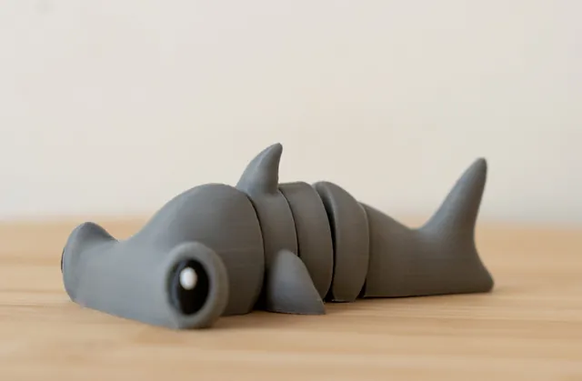 Hammerhead Shark 3D Printed Fidget Toy