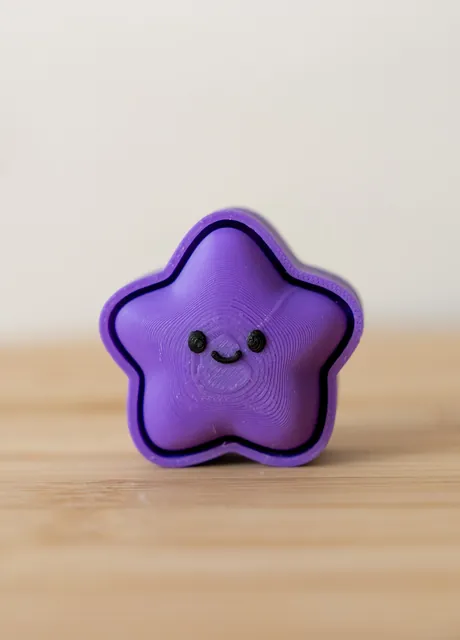 Kawaii Star 3D Printed Fidget Clicker