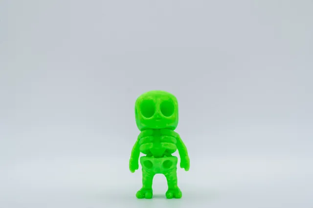 Blob Skeleton 3D Printed Figure