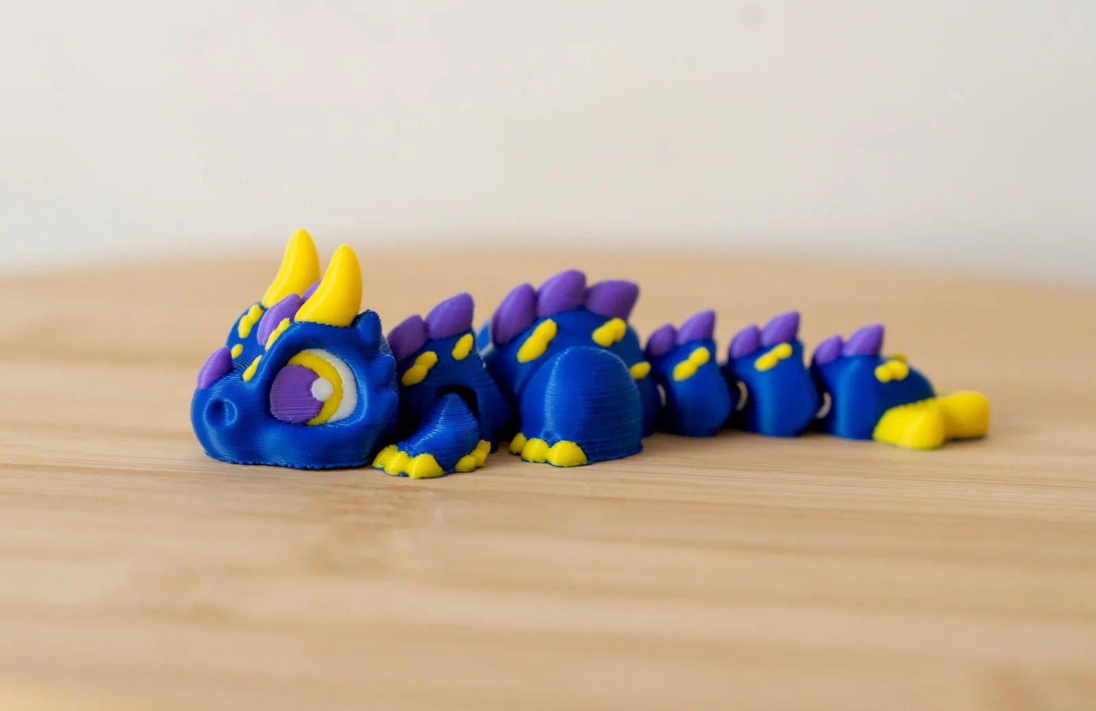Spiky Dragon 3D Printed Fidget Toy