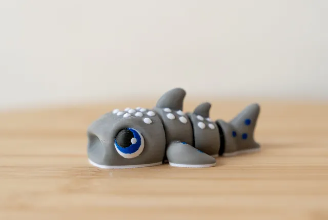 Whale Shark 3D Printed Fidget Toy